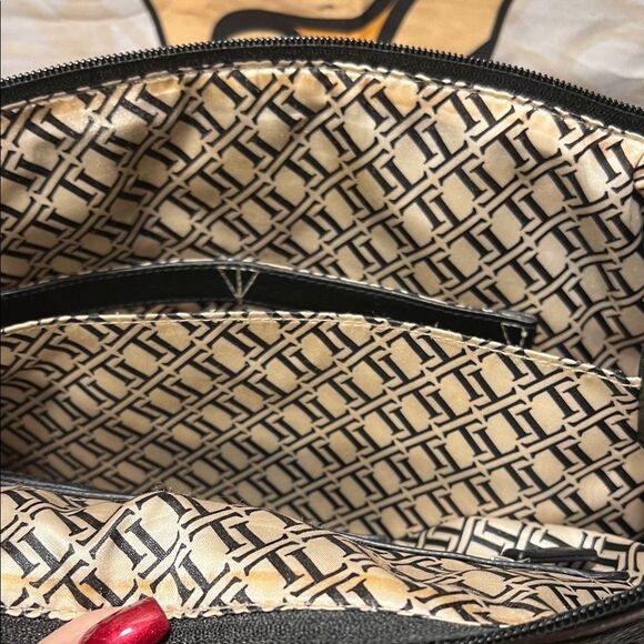 Tignanello Red Leather Social Status Medium Satchel - Picture 10 of 16